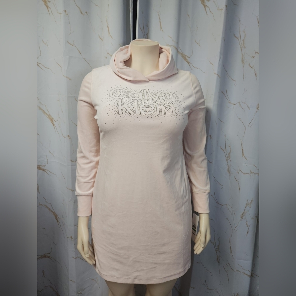 Calvin Klein Pink Long Sleeve Dress